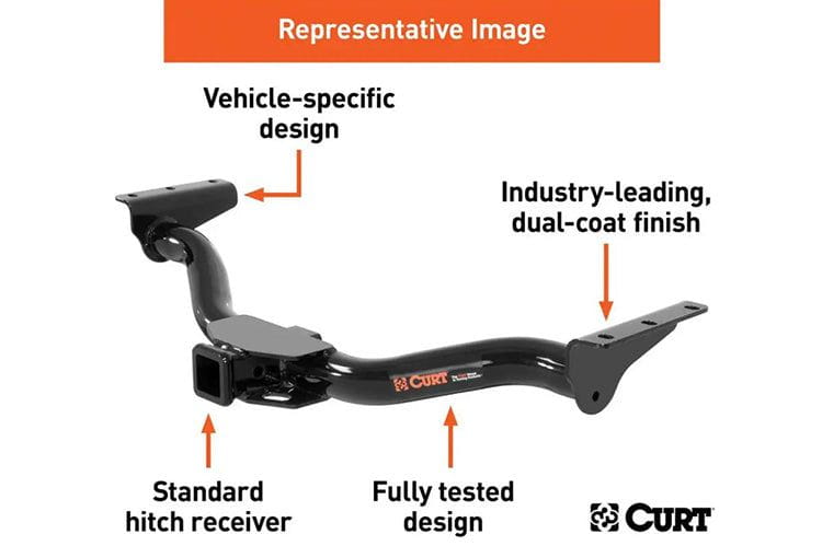 Curt 14361 Class 4 Trailer Hitch for 2003-2023 Dodge Ram 2500/3500 - Heavy Duty Towing for Trucks, Campers & Boat Trailers