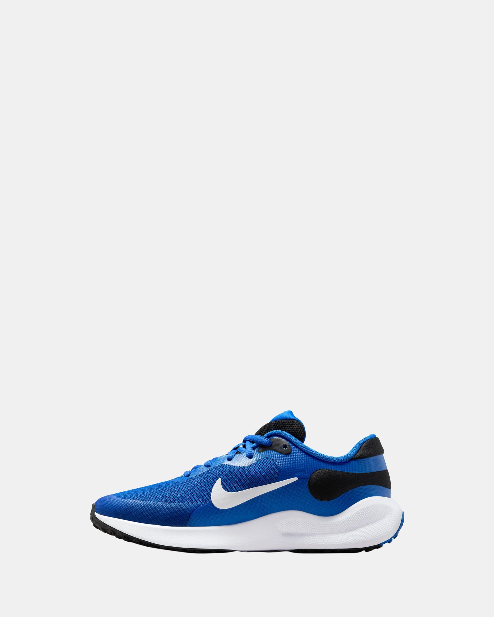 Revolution 7 Grade School Basketball Shoes - Royal/White/Black - Perfect for Indoor & Outdoor Court Play, Training, and Casual Wear