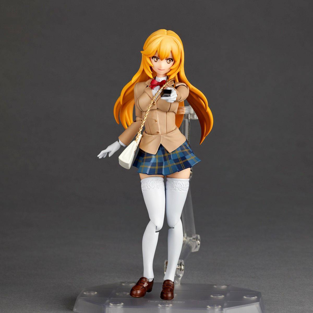 Amazing Yamaguchi Revoltech Action Figure - Misaki Shokuhou Winter Uniform Ver. (NR046) | Highly Articulated Collectible for Anime Fans & Display