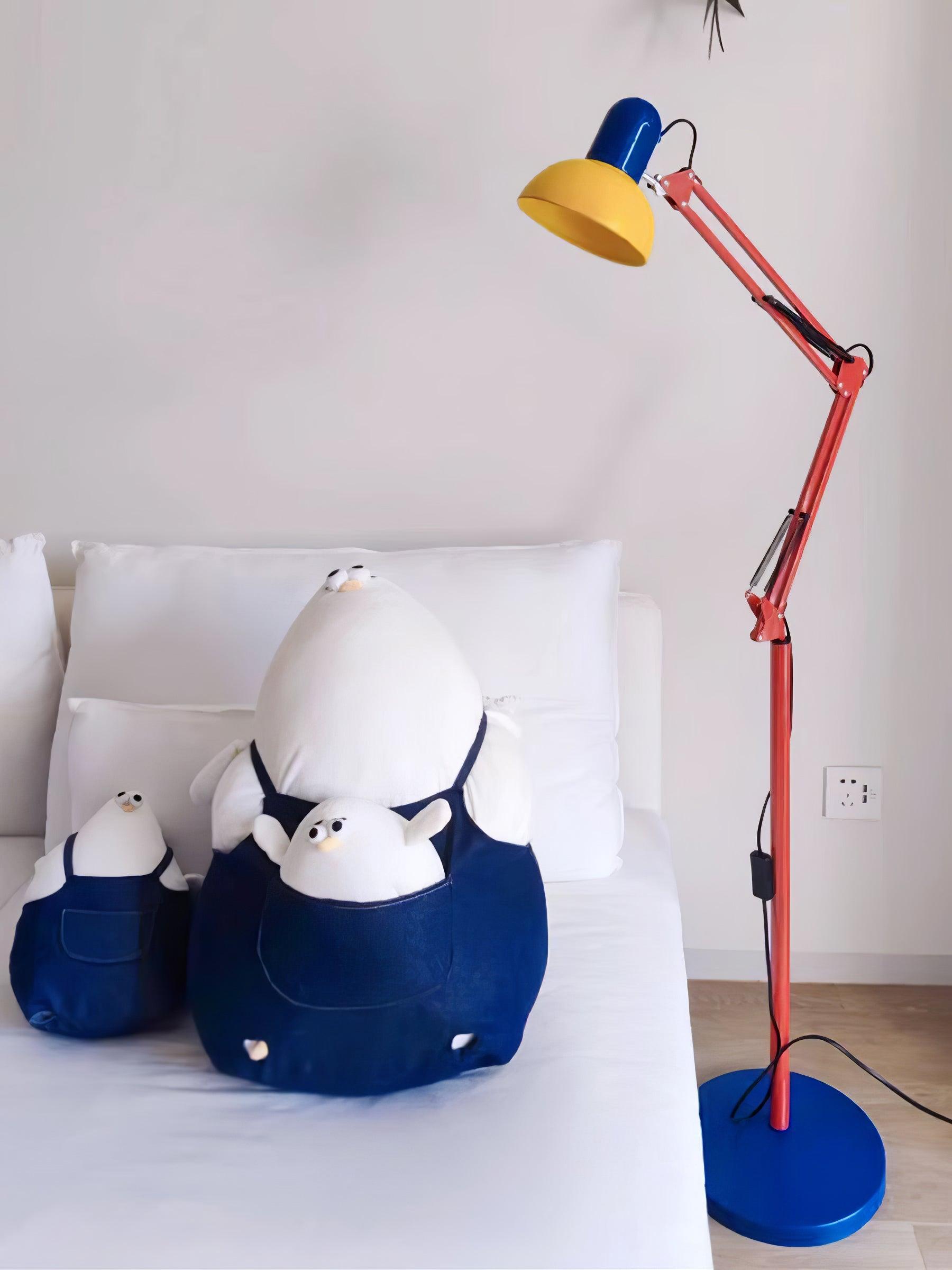 Flexi Memphis Floor Lamp - Adjustable Modern LED Standing Light for Living Room, Bedroom & Office - Perfect for Reading, Working & Ambient Lighting