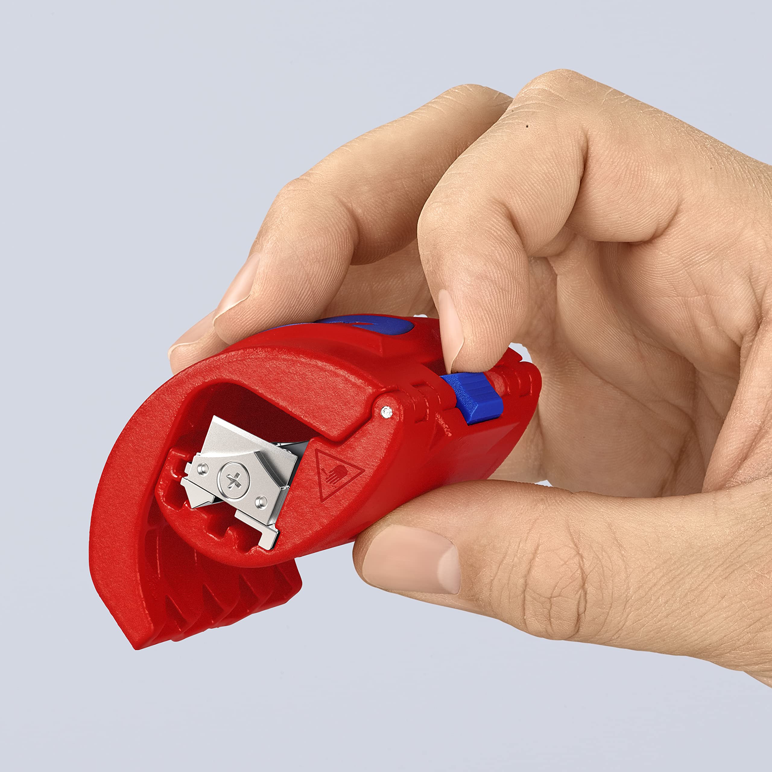 Knipex BiX Pipe Cutter 902210BKA - Professional Plumbing Tool for Copper, Aluminum & Plastic Pipes | Perfect for DIY Home Repairs & Professional Plumbing Projects