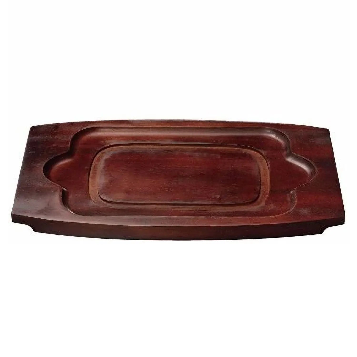 EBM Square Wooden Base for Double Handle Skillet - Sturdy Cutting Board & Serving Tray for Kitchen, Dining, and Outdoor Cooking
