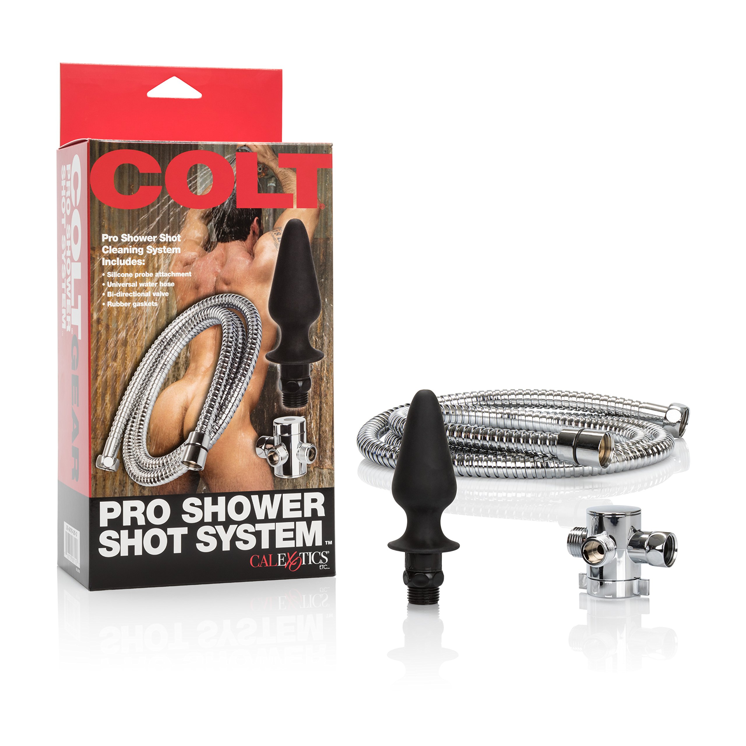 California Exotics Novelties COLT Pro Shower Shot System - Premium Male Intimate Massager for Enhanced Pleasure | Waterproof & Body-Safe Design | Perfect for Shower, Bath & Solo Play