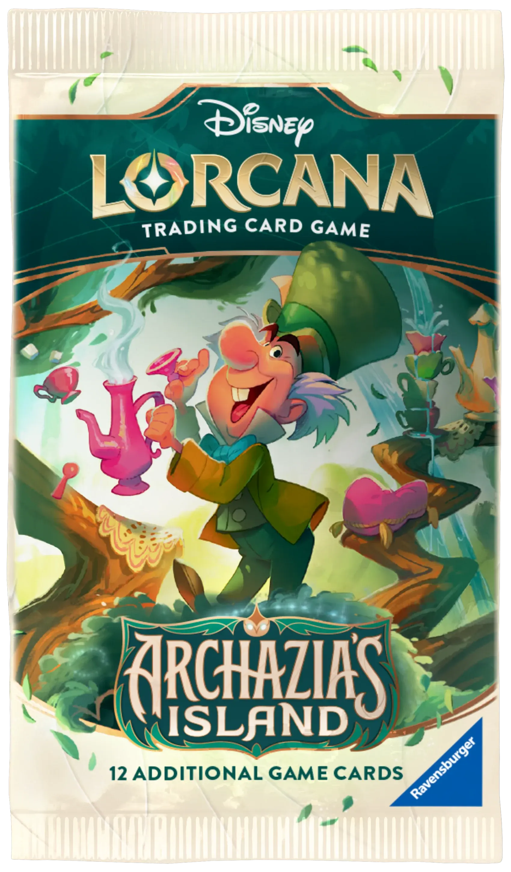 Disney Lorcana Archazia’s Island Booster Pack - Single Pack for Collectible Trading Card Game | Perfect for TCG Enthusiasts and Disney Fans