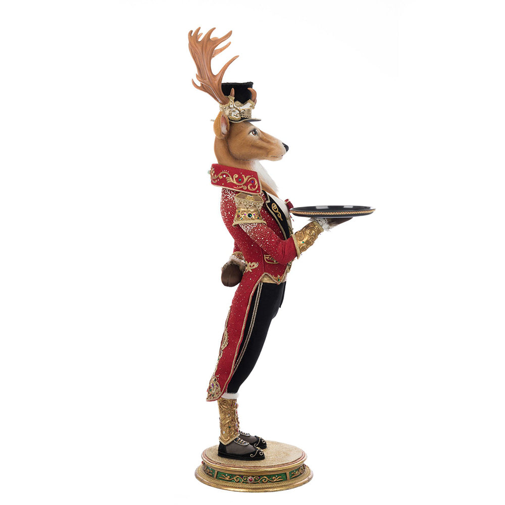 48 Inch Christmas Ball Reindeer Butler - Festive Holiday Decor for Home, Office & Party | Katherine's Collection