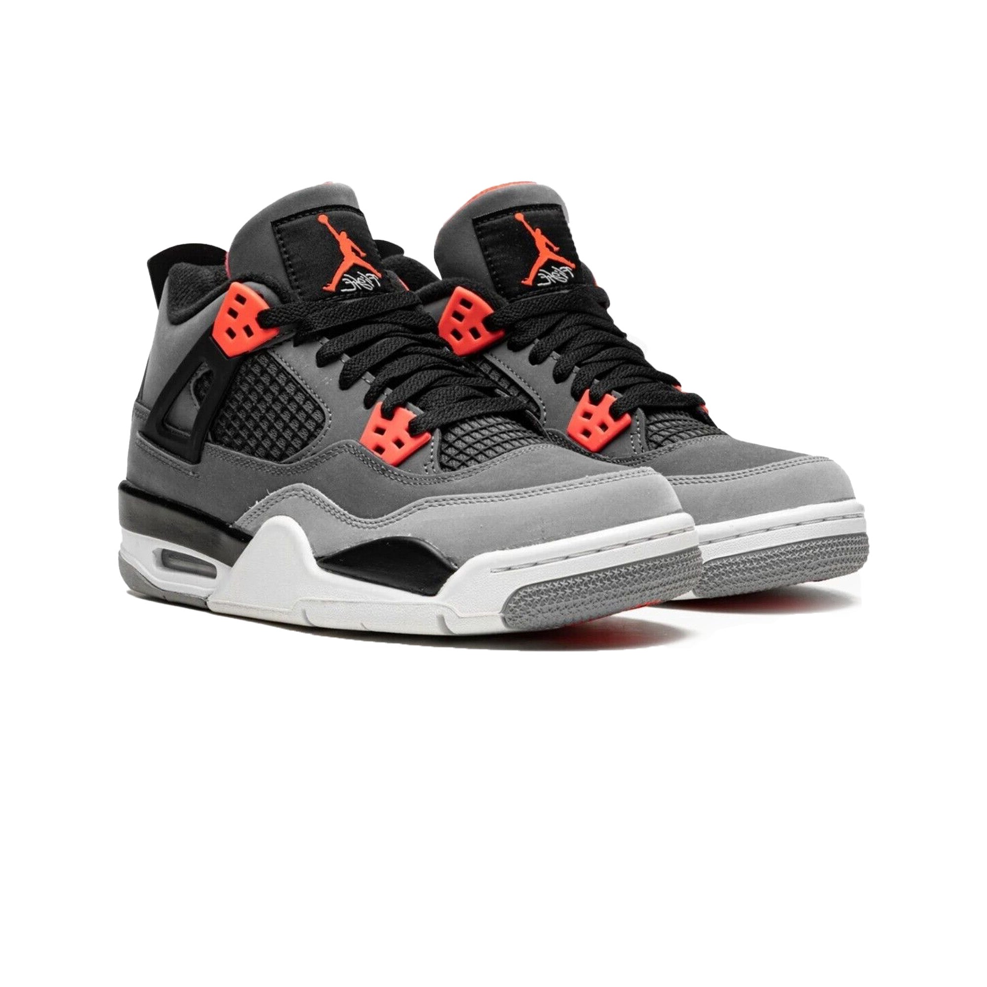 Air Jordan 4 Retro 'Infrared' GS Sneakers (2022) - Basketball Shoes for Women & Girls - Perfect for Streetwear & Casual Fashion
