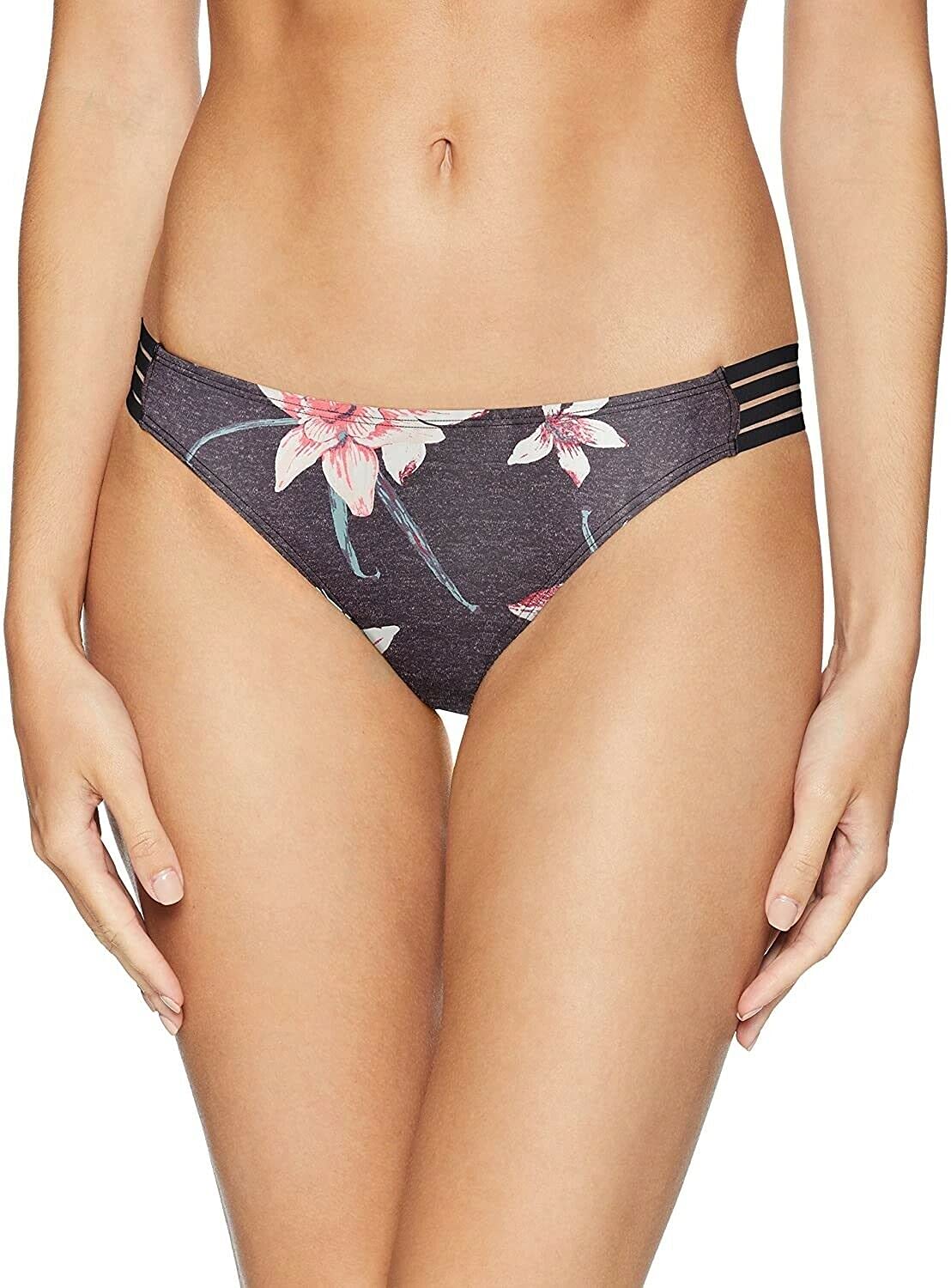 Roxy Women's Standard Fitness Swimsuit Bikini Bottom - High Waisted Swimwear for Yoga, Surfing & Beach Workouts | Quick Dry Comfortable Swim Shorts