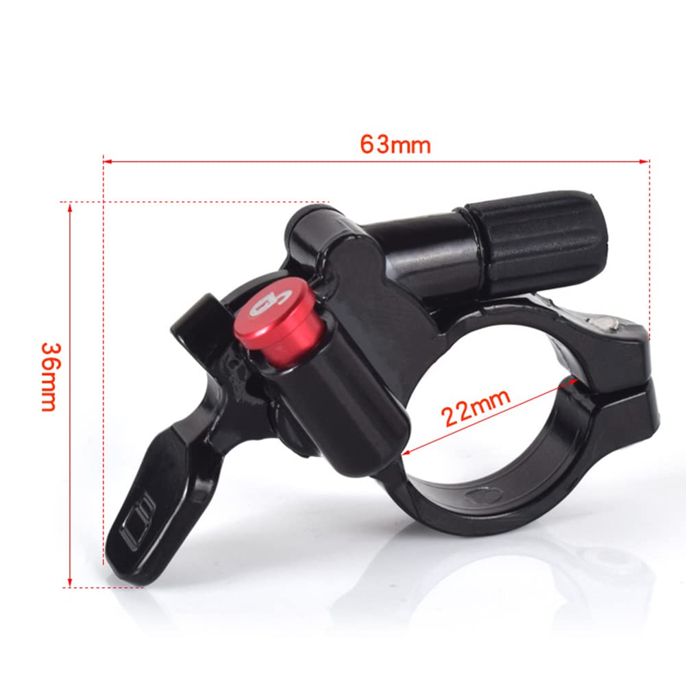 Zcargel Aluminum Alloy Bicycle Front Fork Remote Lockout Lever - Mountain Bike, BMX, Road Bike & Commuter Bike Cable Controller for Smooth Riding on Trails & Urban Streets
