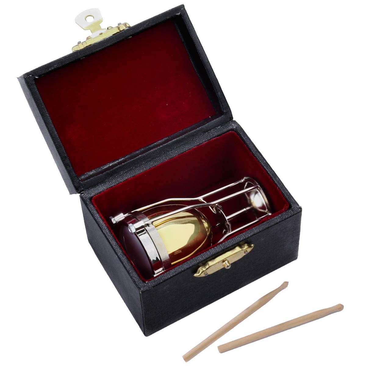 Miniature Brass Timpani with Stand & Case - 2.56