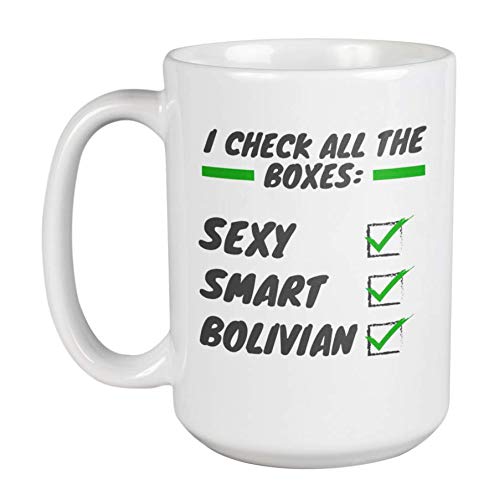 Premium 15oz Coffee Mug - Handcrafted Bolivian Hispanic & Amerindian Design - Perfect for Home, Office & Gifts - Unique Ceramic Tea Cup for Coffee Lovers