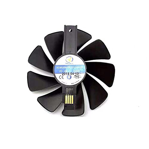 Sapphire RX470 RX480 RX570 RX580 Graphics Card Cooling Fan - Quiet Temperature Control for Enhanced Gaming & Mining Performance - Perfect for PC Builds & Overclocking