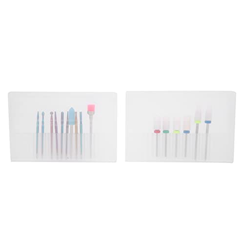 16PCS Nail Drill Bits Set for Gel Polish Removal - Professional Nail Sander Tips for Nail Art & Salon Use - Portable & Easy to Carry - Perfect for Manicures, Pedicures & At-Home Nail Care