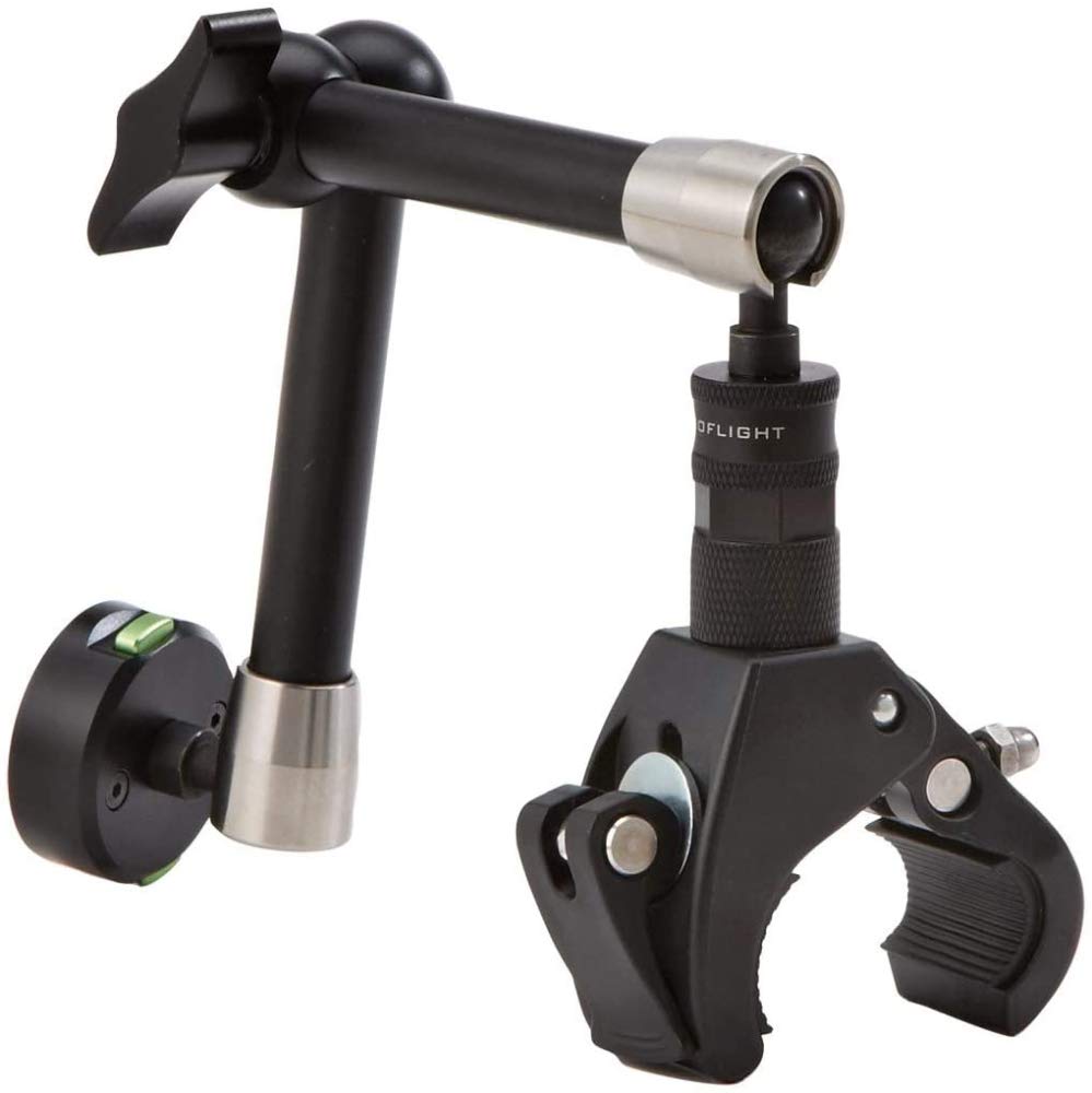 Universal Flex Yoke Articulated Arm Mount for Tablets, Phones, Cameras & GPS - Adjustable Dashboard & Windshield Holder for Cars, Trucks, RVs, Boats, Airplanes & Helicopters - Perfect for Navigation, Hands-Free Calling & Dashcam Recording