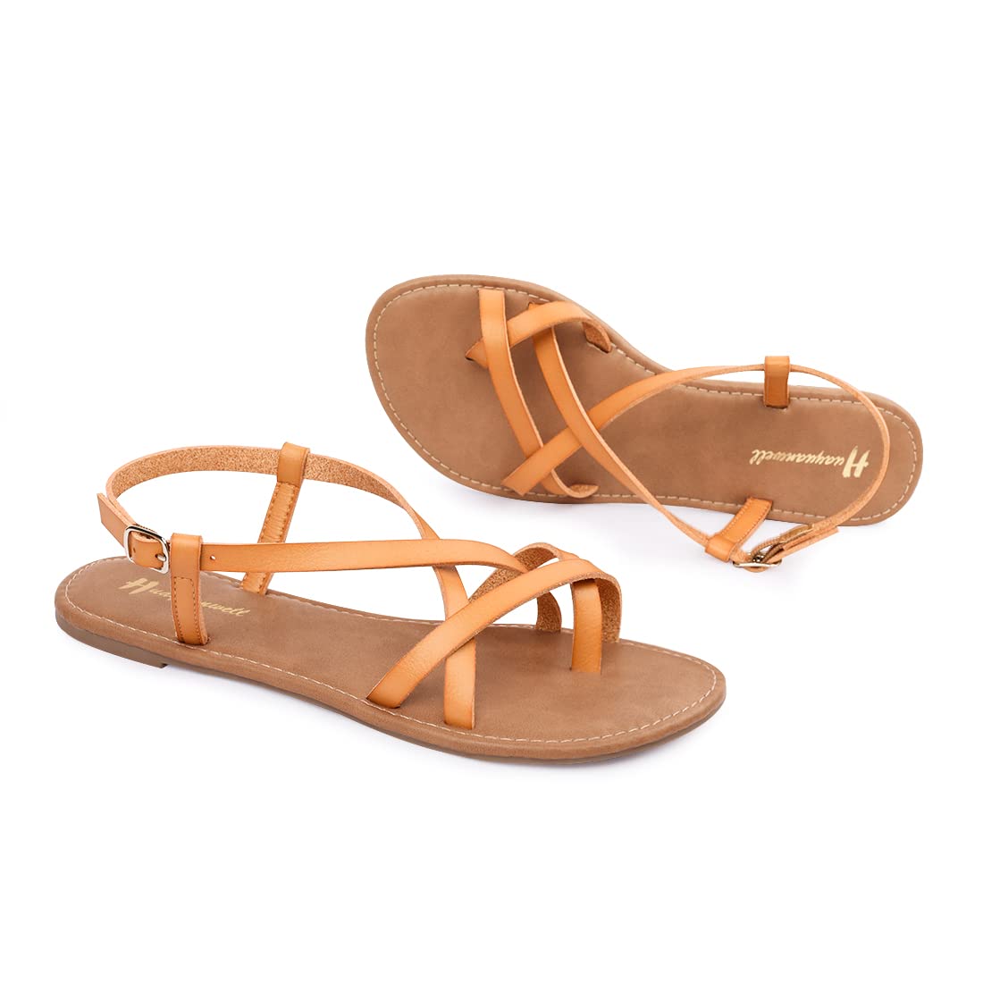 Women's Gladiator Flat Sandals - Fisherman Strappy Ankle Strap Sandals for Summer | Comfortable Walking Shoes for Beach, Vacation & Casual Outfits