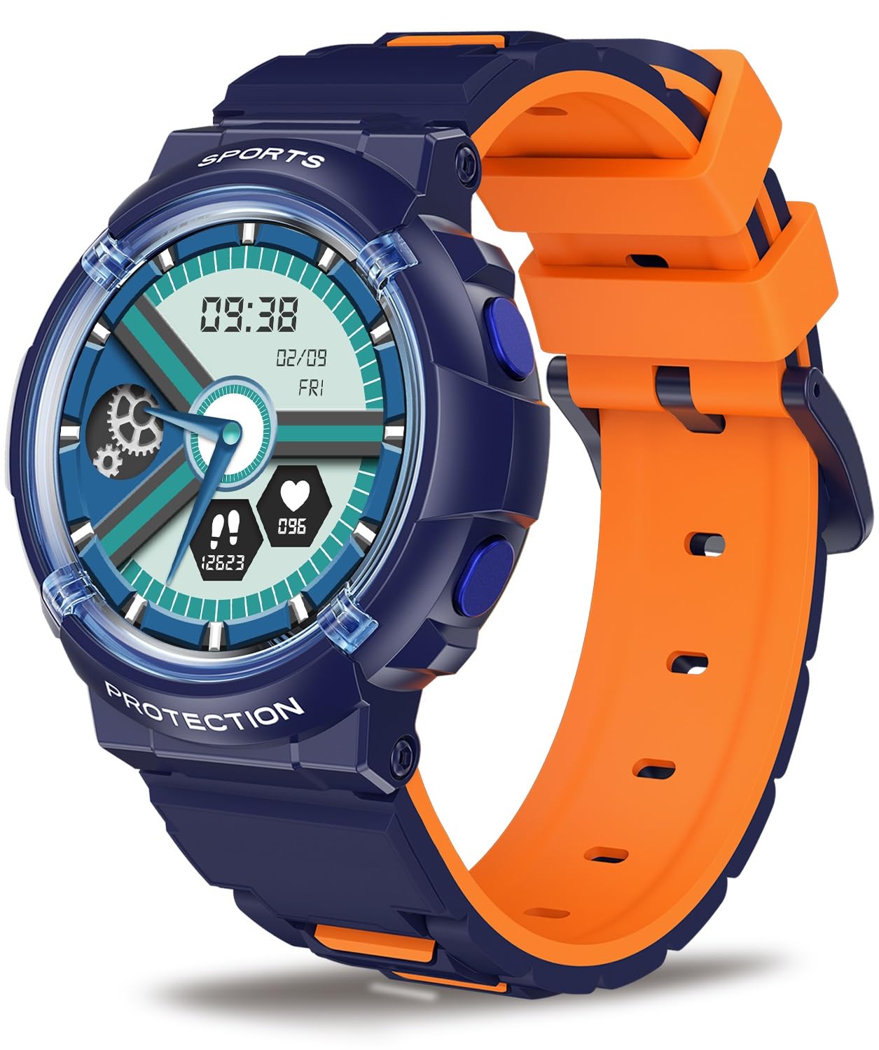 DoSmarter Kids Smart Watch for Boys & Girls Ages 6-16 - Waterproof Fitness Tracker with Pedometer, Heart Rate Monitor, Sleep Tracking & Alarms - Perfect for School, Outdoor Activities & Sports