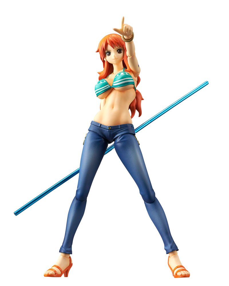 Megahouse One Piece Nami Variable Action Hero Figure - Anime Collectible for Display & Gifts - Perfect for Fans, Home Decor, and Office Showcase