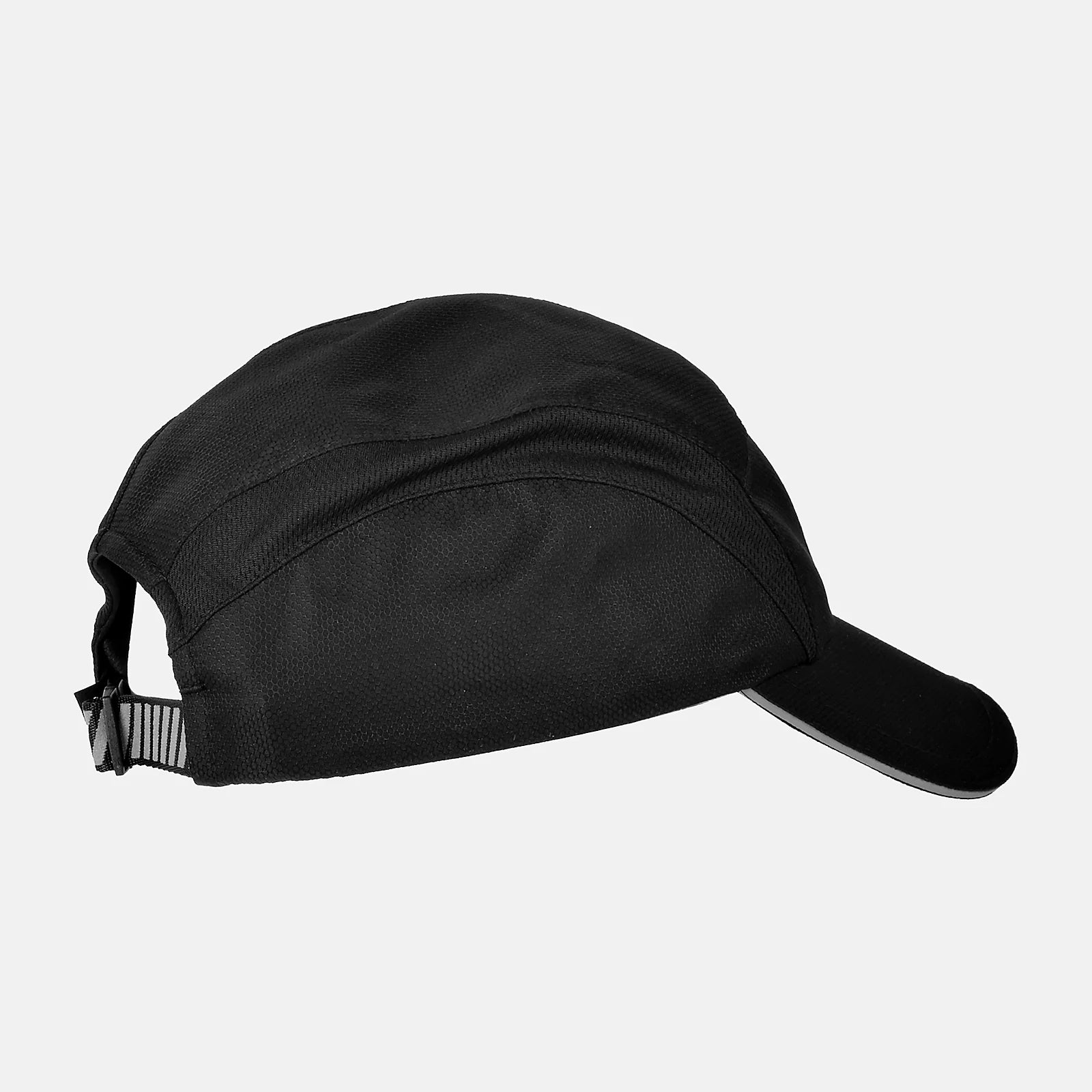 5 Panel Performance Hat - Black | Lightweight & Breathable for Running, Hiking & Outdoor Sports