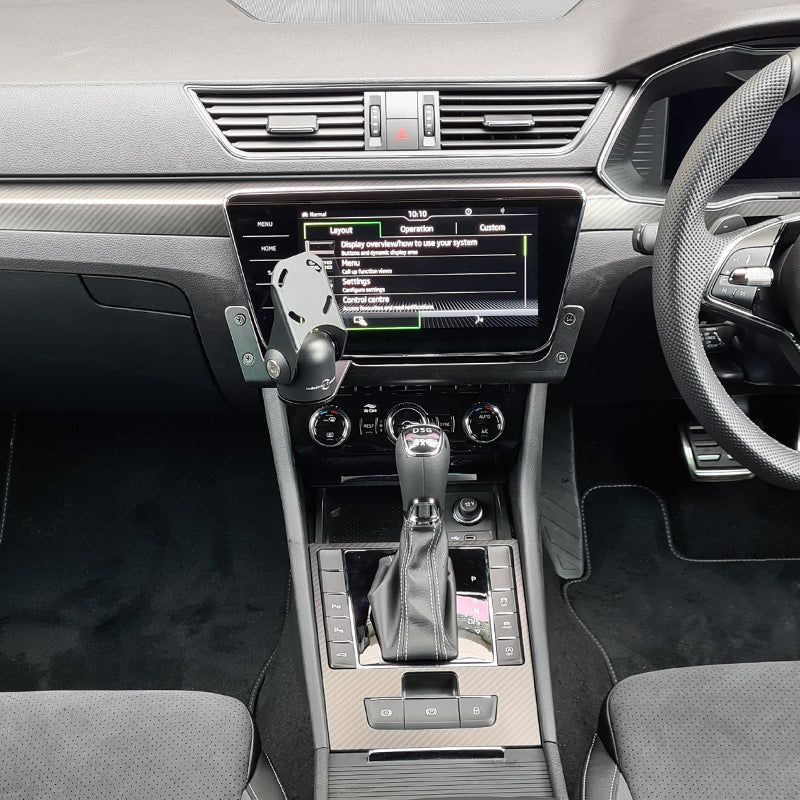 Industrial Evolution InDash Mount for Skoda Superb (2018+) - Premium Car Phone Holder for Secure Driving & Navigation - Perfect for Commuting, Road Trips & GPS Use