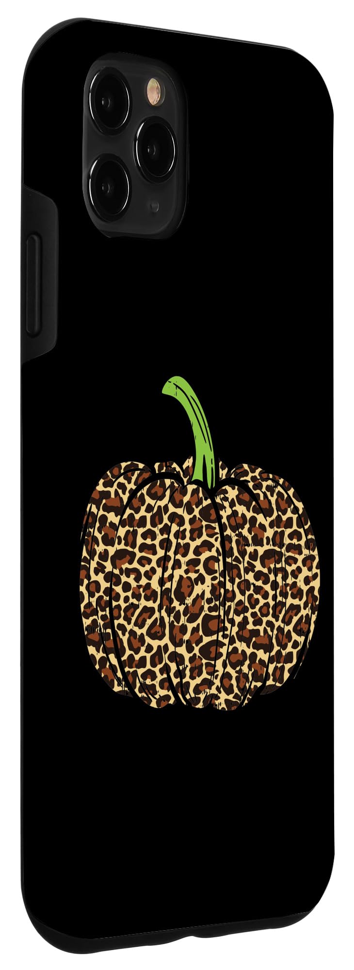 iPhone 11 Pro Max Case - Leopard Pumpkin Design for Halloween & Thanksgiving | Fall Themed Protective Cover for Women & Girls | Perfect Gift for Holidays, Parties & Everyday Use