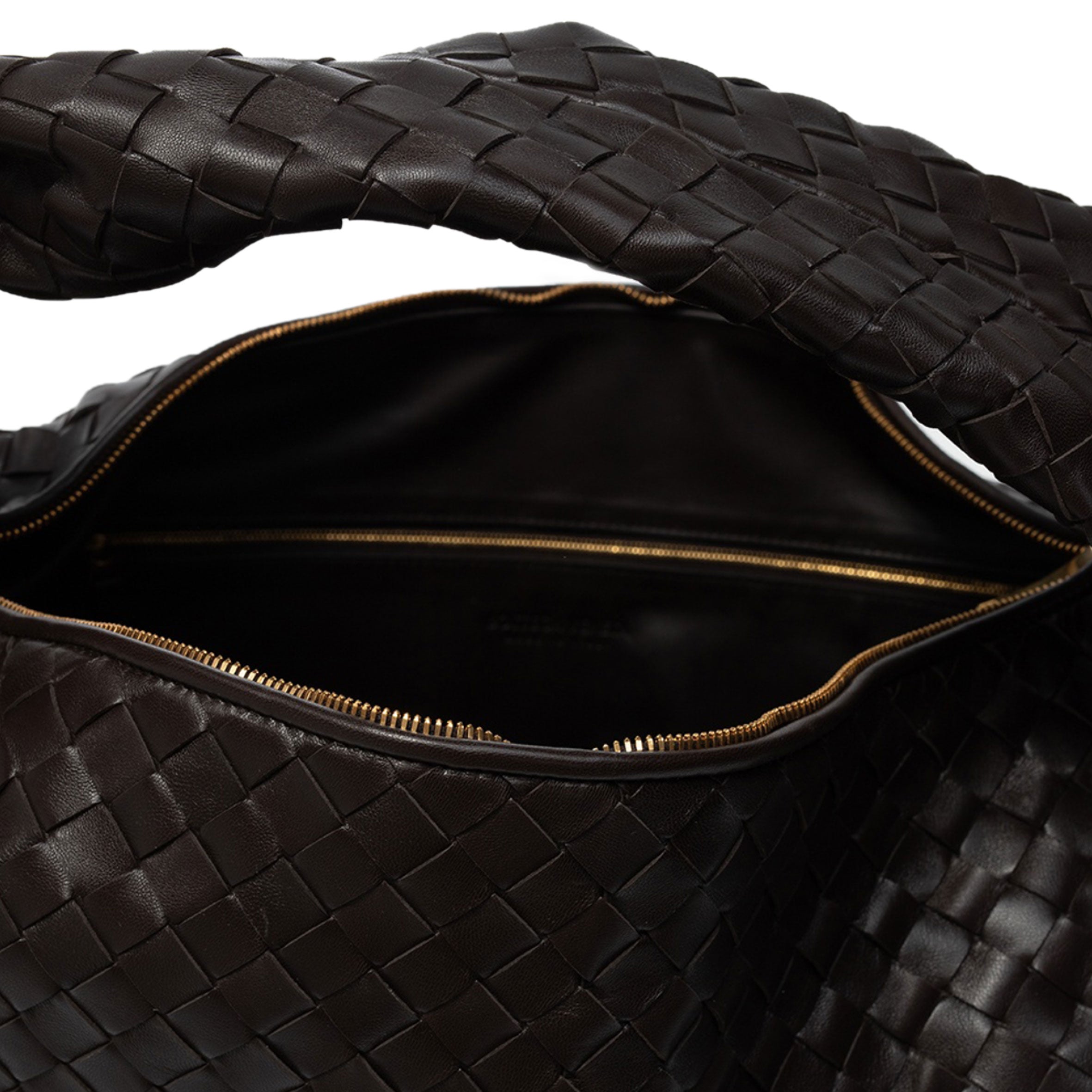 Jodie Large Intrecciato Fondant Leather Shoulder Bag - Elegant & Spacious Women's Handbag for Work, Travel & Everyday Use