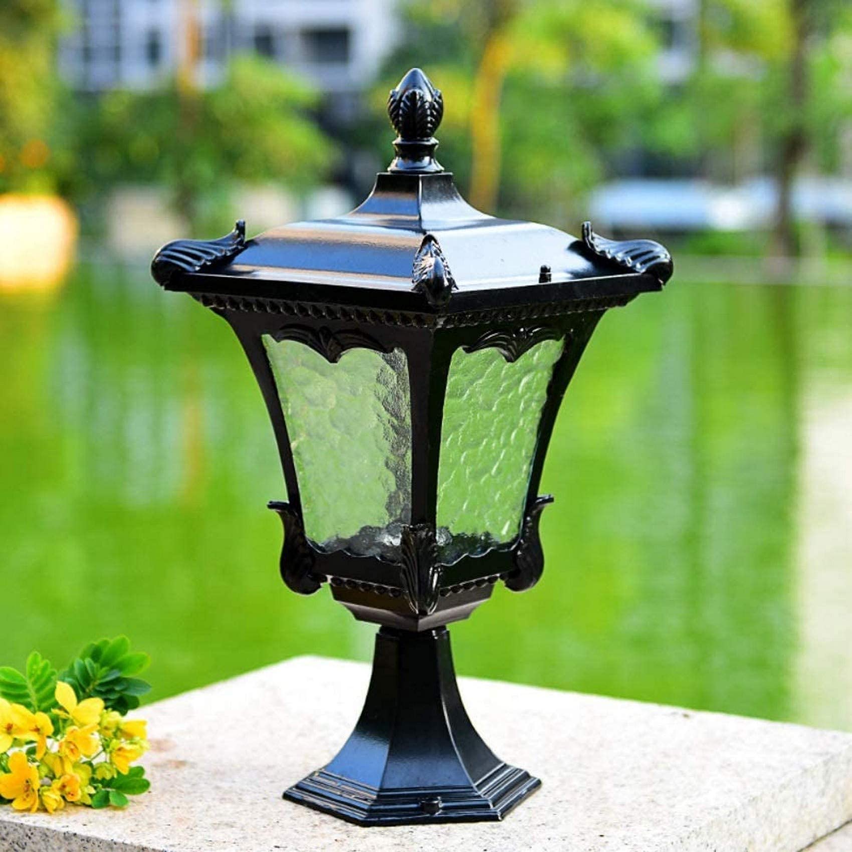 Waterproof LED Pillar Lights for Outdoor Garden, Villa & Municipal Decoration - Durable Column Wall Lights for Pathways, Driveways & Landscape Beautification