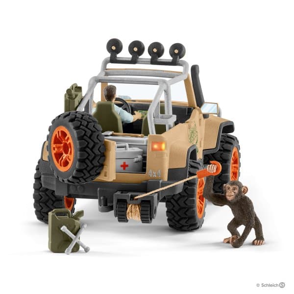 4x4 Off-Road Vehicle with Heavy-Duty Rope Winch - Perfect for Mud, Sand & Rock Crawling Adventures