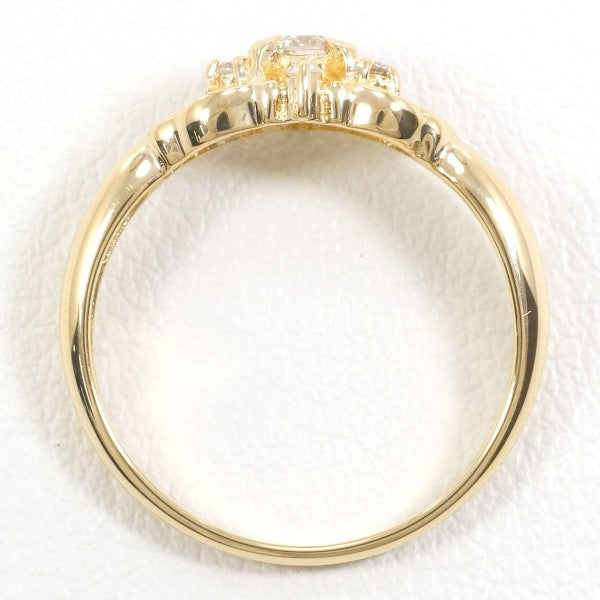 18K Yellow Gold Diamond Ring for Women - Elegant Solitaire Engagement & Wedding Band - Perfect for Proposals, Anniversaries, and Special Occasions
