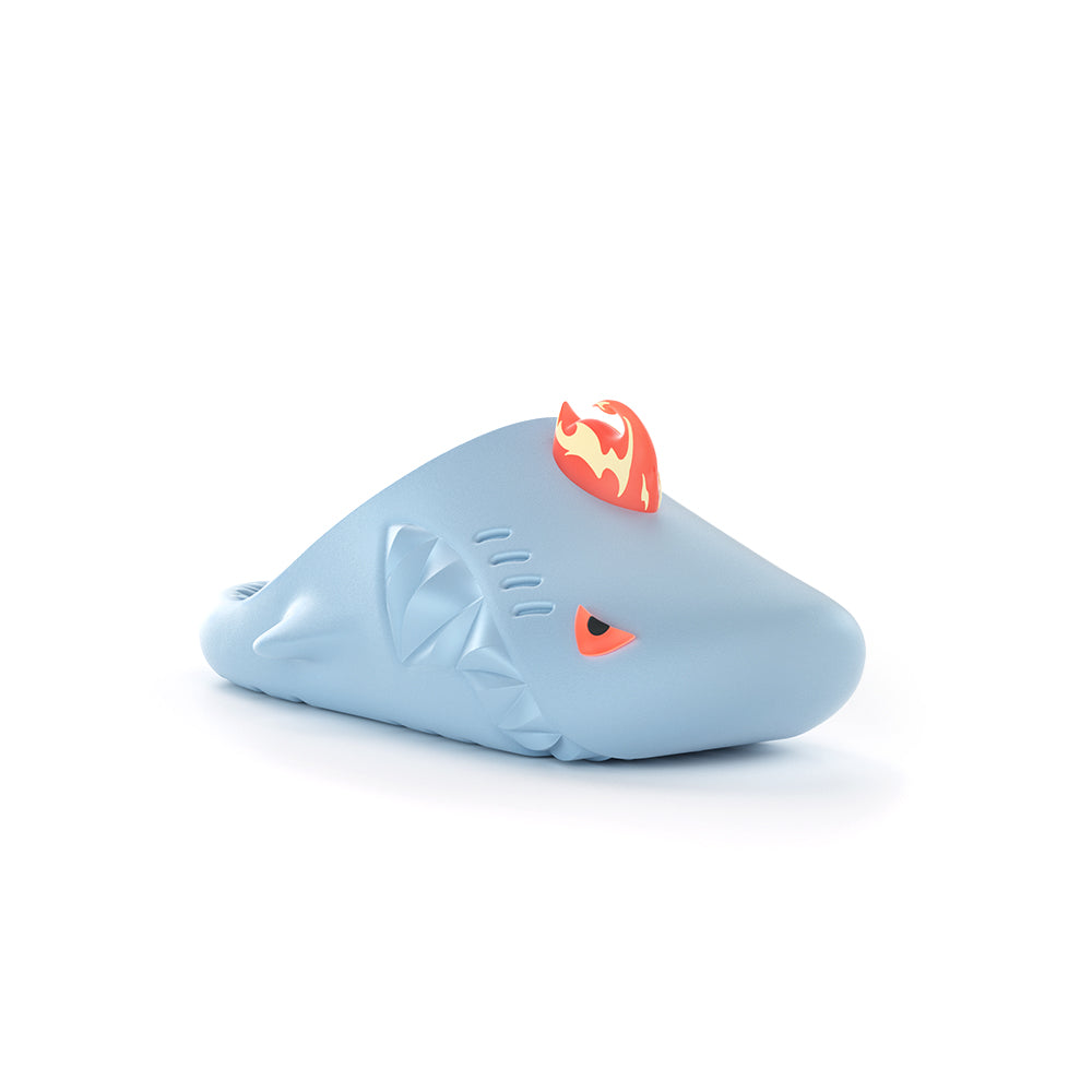 Sharkicks Pro Mule Fierce Fire Kaiju - Premium Comfort Slides for Men & Women - Perfect for Beach, Pool, Gym & Casual Wear