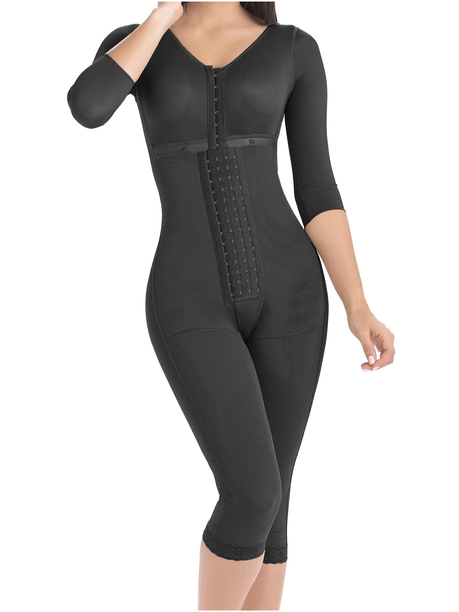MariaE 9562 Colombian Shapewear - Full Body Post-Surgery Girdle for Women | Waist Trainer & Tummy Control | Perfect for Postpartum Recovery, Workout & Everyday Wear