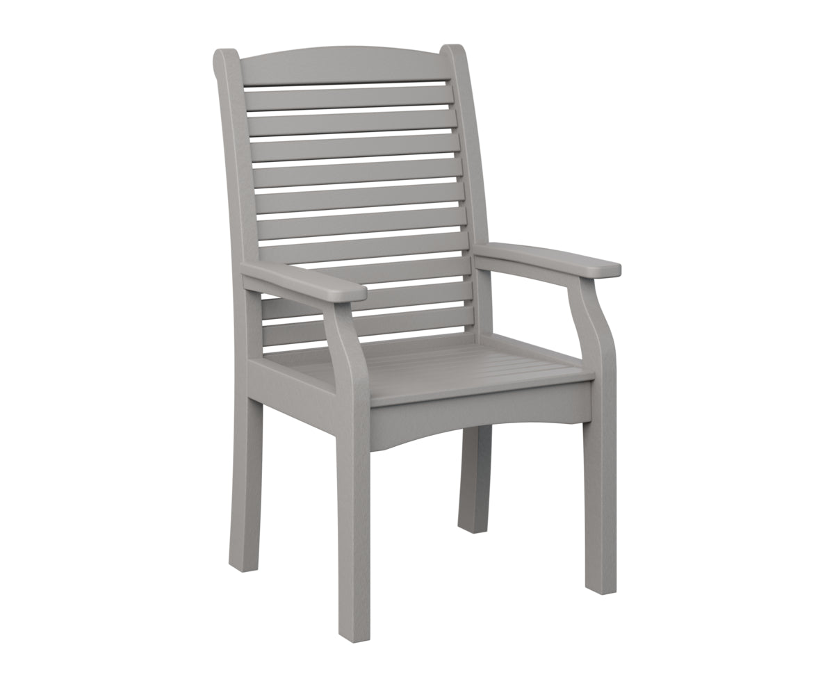 Berlin Gardens Classic Terrace Dining Chair - Weather-Resistant Outdoor Patio Furniture for Garden, Deck, and Poolside Use