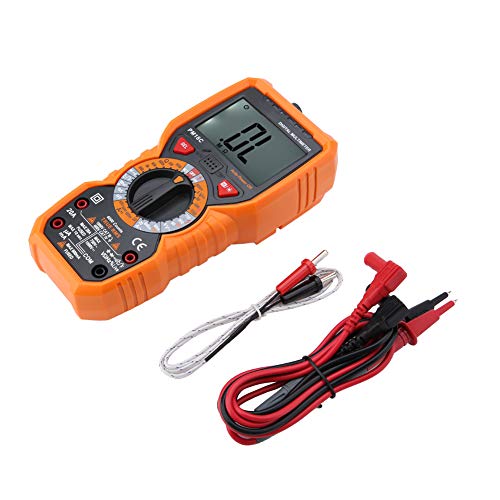 Oumefar PM18C 6000 Counts Digital Multimeter - Auto/Manual Ranging Voltage Tester with NCV, Temperature & Resistance Measurement, Data Logger - Perfect for Electricians, DIY Home Repairs & Automotive Diagnostics