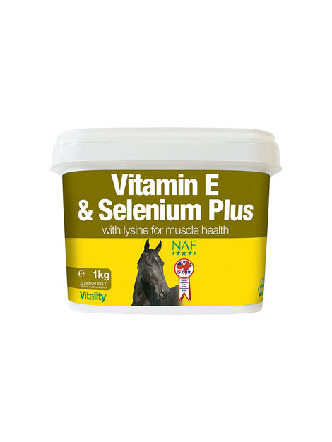 NAF Vitamin E, Selenium & Lysine Supplement for Dogs - Supports Immune System & Skin Health - Perfect for Active Pets & Senior Dogs