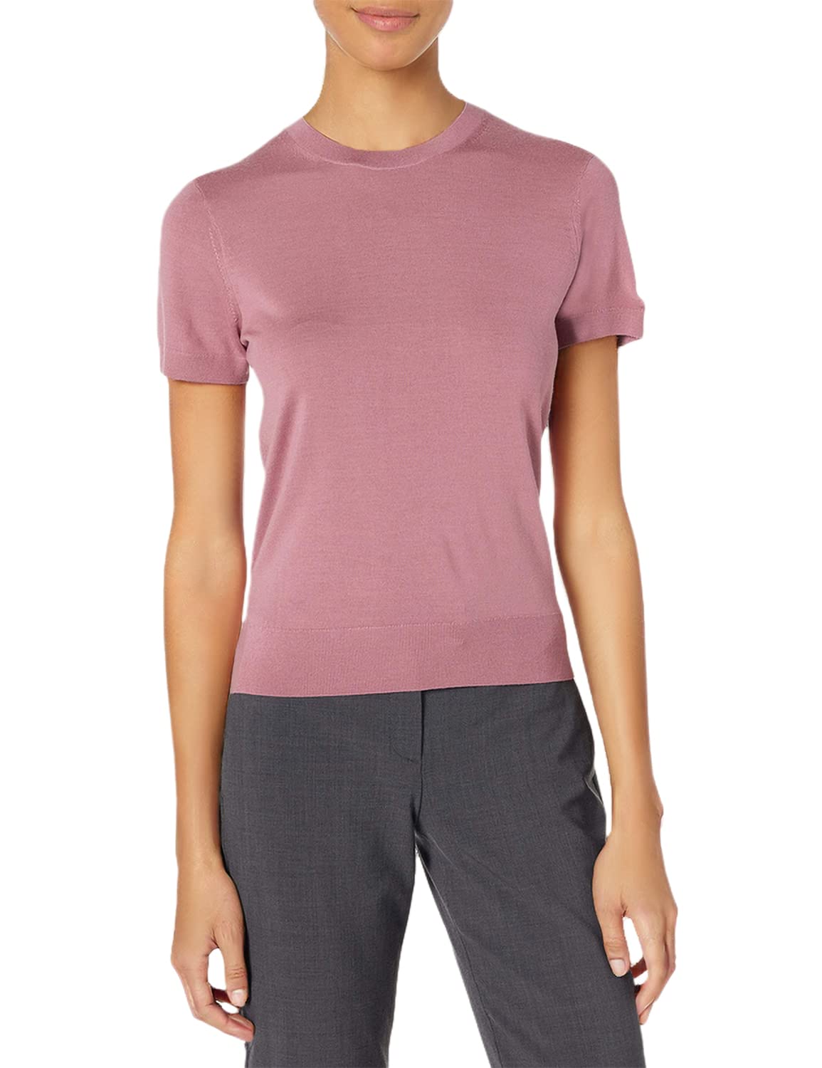 Theory Women's Basic Crewneck T-Shirt - Soft Cotton Casual Tee for Everyday Wear | Perfect for Work, Weekend & Layering