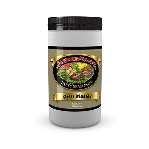 The Sausage Maker - Premium Grill Master Burger Patty Mix, 10 oz - Perfect for BBQ, Grilling, and Outdoor Cooking | Homemade Juicy Burgers & Meatballs