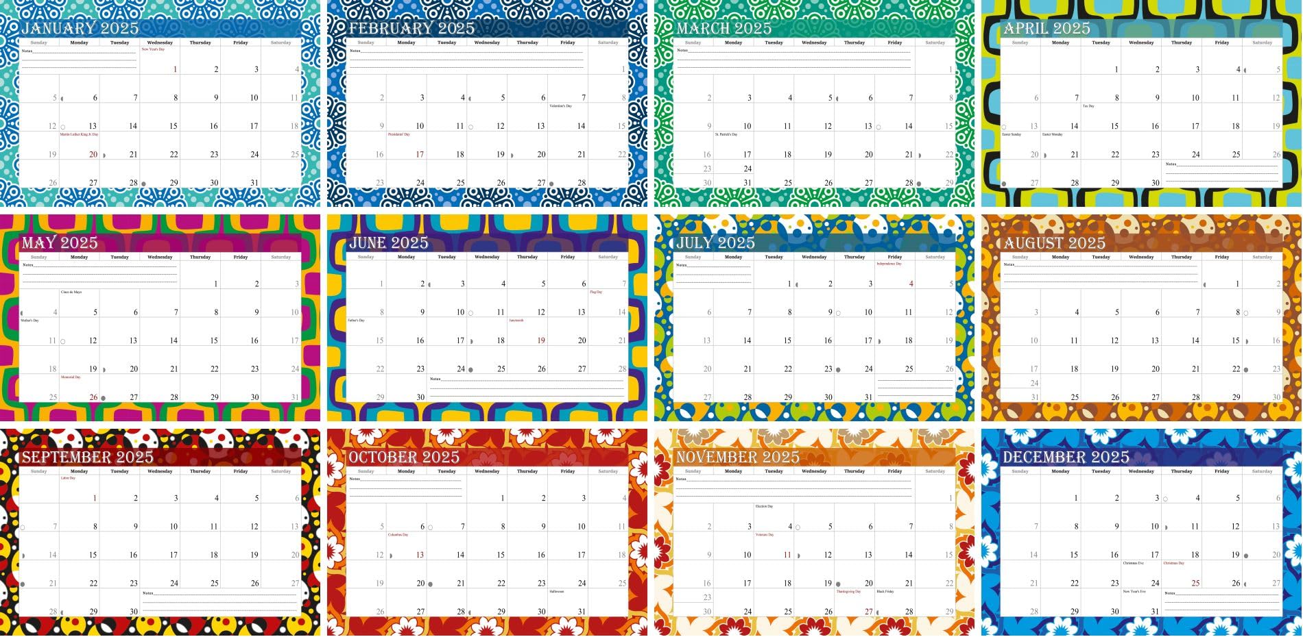 2025 Spiral-Bound Photo Frame Wall Calendar - Customizable 12-Month Desktop & Wall Planner with Photo Insert (Edition #015) - Perfect for Home, Office & Gift Giving