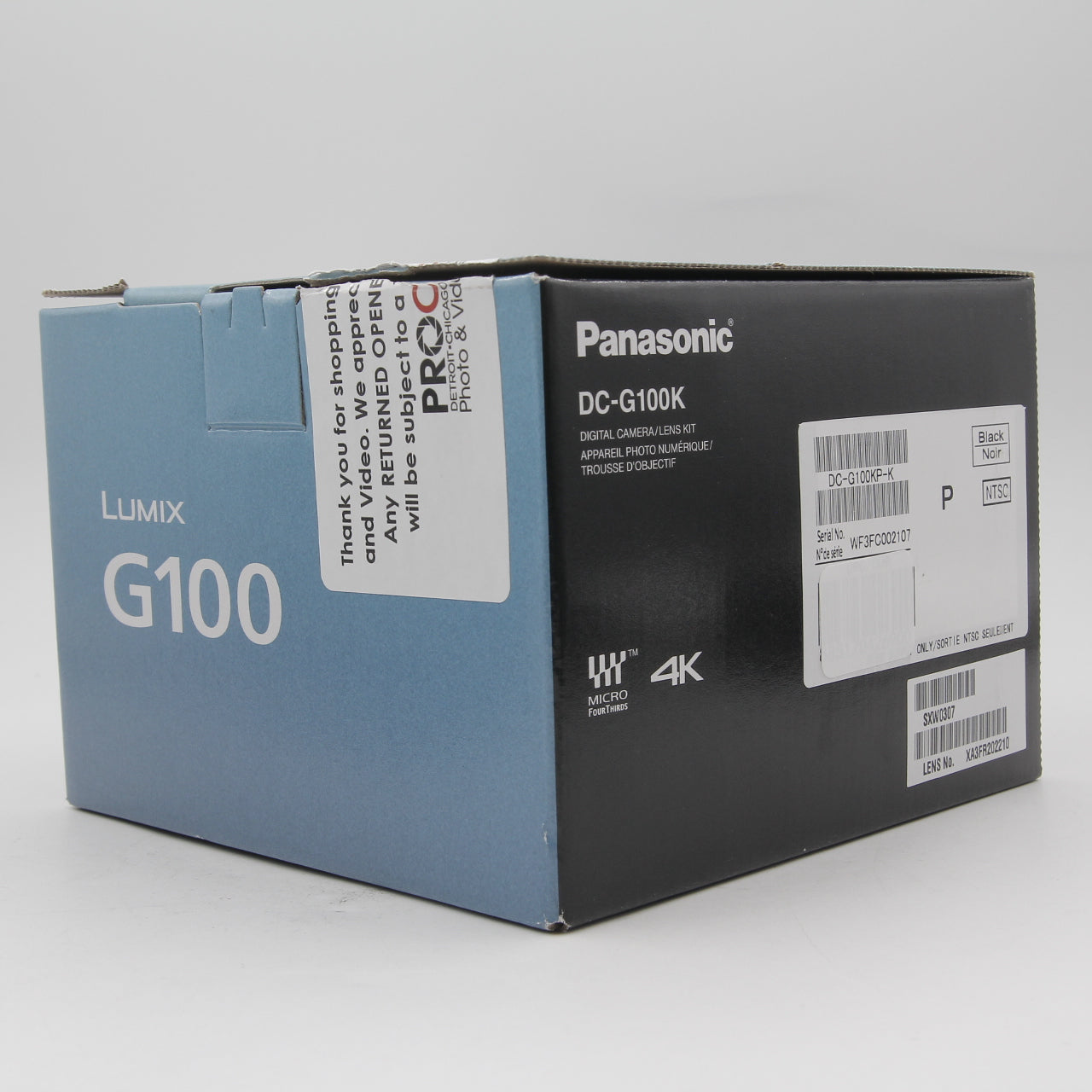 Open Box Excellent Condition Panasonic Lumix DC G100 Mirrorless Digital Camera with 12-32mm Lens - Perfect for Vlogging, Travel Photography & Content Creation