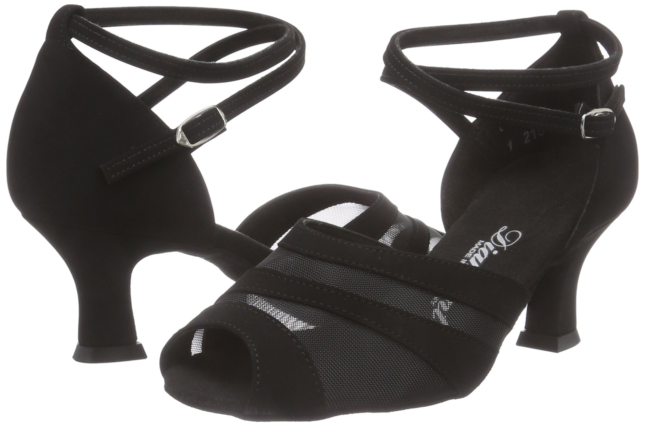 Diamant Women's Ballroom Dance Shoes - Latin Salsa Tango Practice Shoes with Suede Sole | Perfect for Competition, Performance & Social Dancing