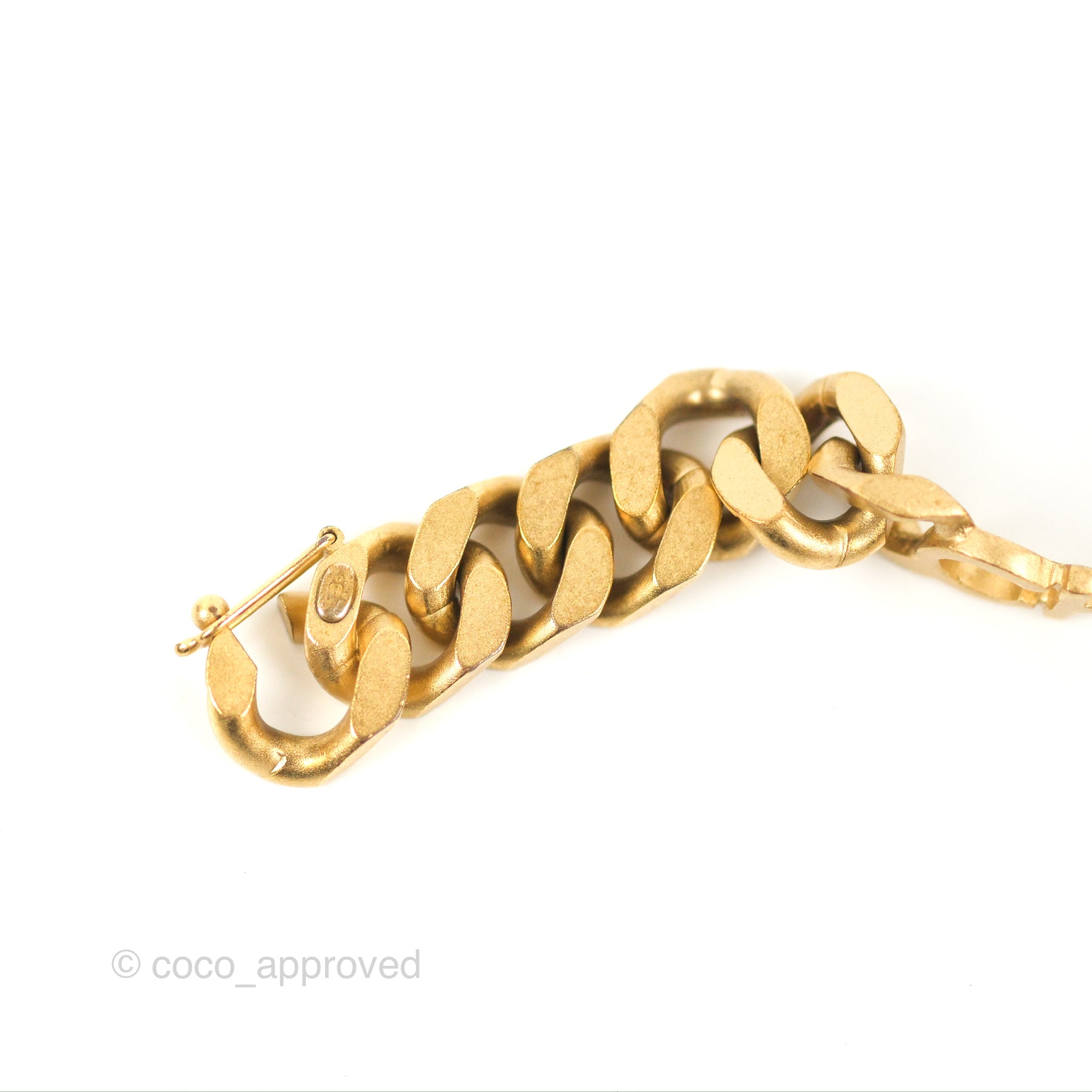 Chanel Chain Bracelet in Aged Gold Tone - Classic 1C Design for Women | Elegant Jewelry Gift for Birthday, Anniversary & Special Occasions