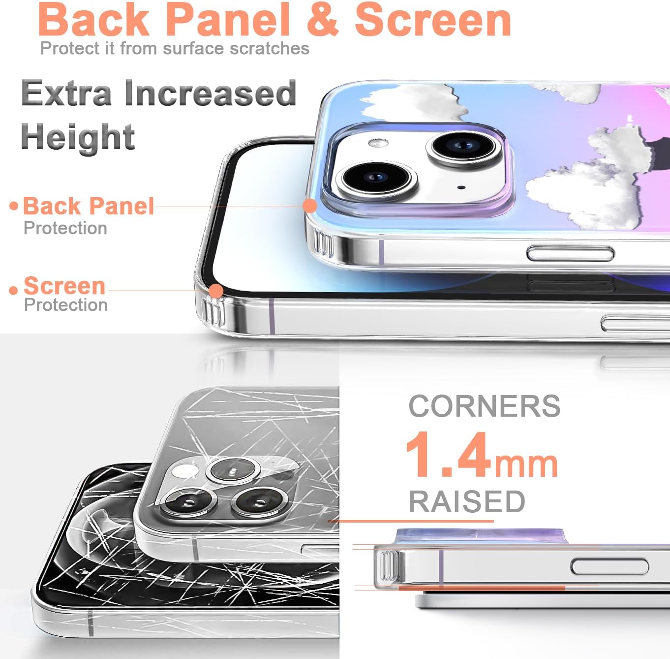 Shiny Silver Butterfly iPhone 16 Case - Trendy Cute Slim TPU Shockproof Protective Cover for Women Girls | Perfect for Everyday Use, School, Work & Travel