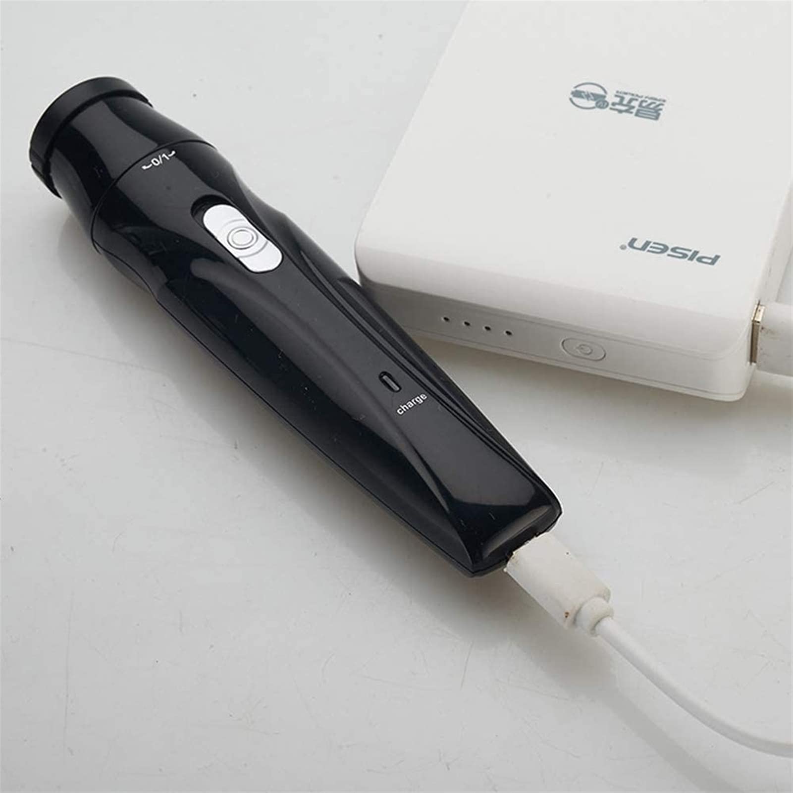 QIYUDS USB Rechargeable Nose Hair Trimmer - Painless Electric Hair Removal for Nose, Eyebrows, Face, Underarm & Bikini Line - Waterproof Grooming Kit for Men & Women - Perfect for Travel, Gym & Daily Personal Care