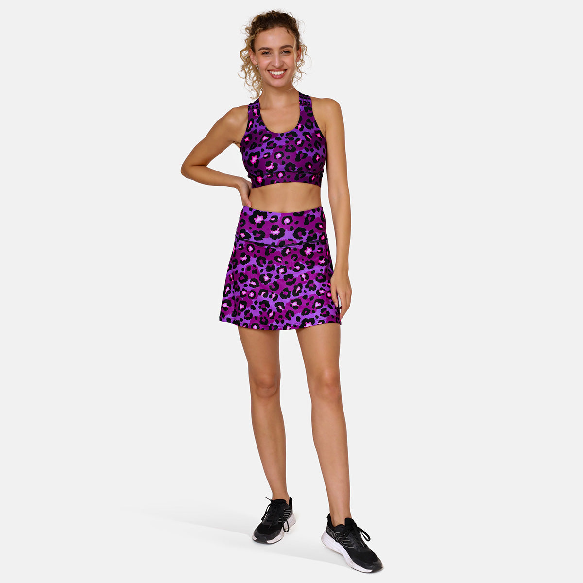 Berry Beast Skort - Women's Athletic Skirt with Shorts for Running, Tennis & Yoga - Comfortable High Waist Workout Skirt for Active Lifestyle