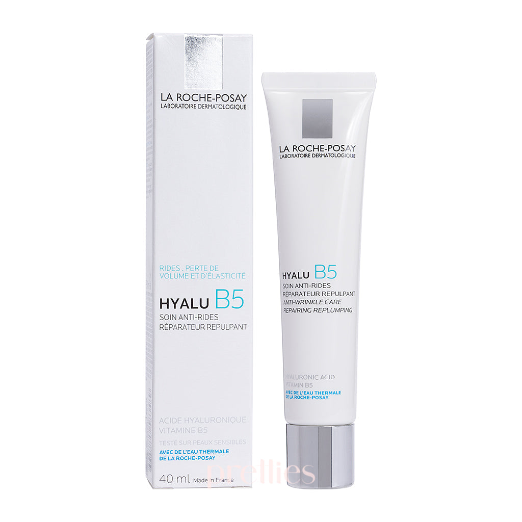 La Roche-Posay Hyalu B5 Anti-Wrinkle Face Cream 40ml - Hydrating & Plumping Moisturizer for Fine Lines & Wrinkles - Perfect for Night & Day Skincare Routine
