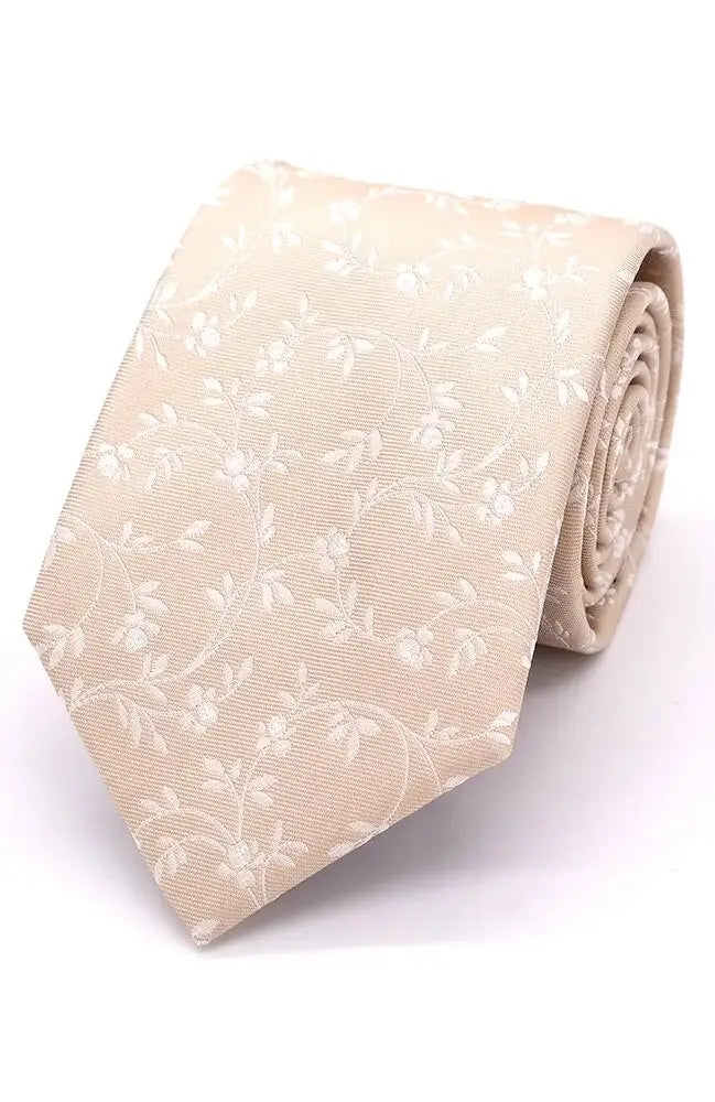 LA Smith Tumbling Petals Woven Wedding Poly Ties - Elegant Floral Design for Wedding Decorations, Bridal Bouquets, and Special Events