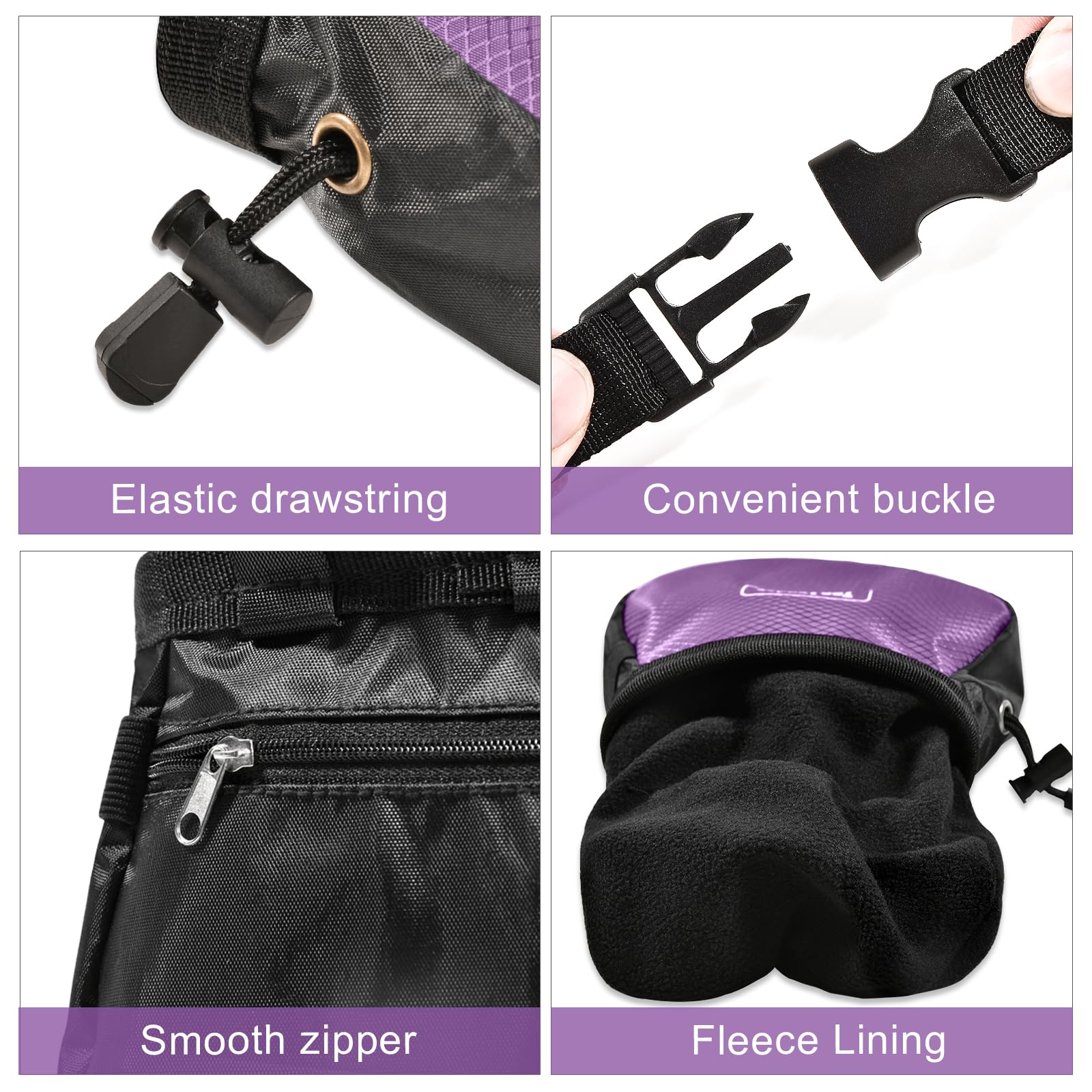 Premium Chalk Bag for Rock Climbing & Bouldering - Adjustable Drawstring Chalk Bucket for Gym, Weightlifting, Gymnastics & Crossfit | Indoor & Outdoor Sports Accessory for Better Grip & Performance