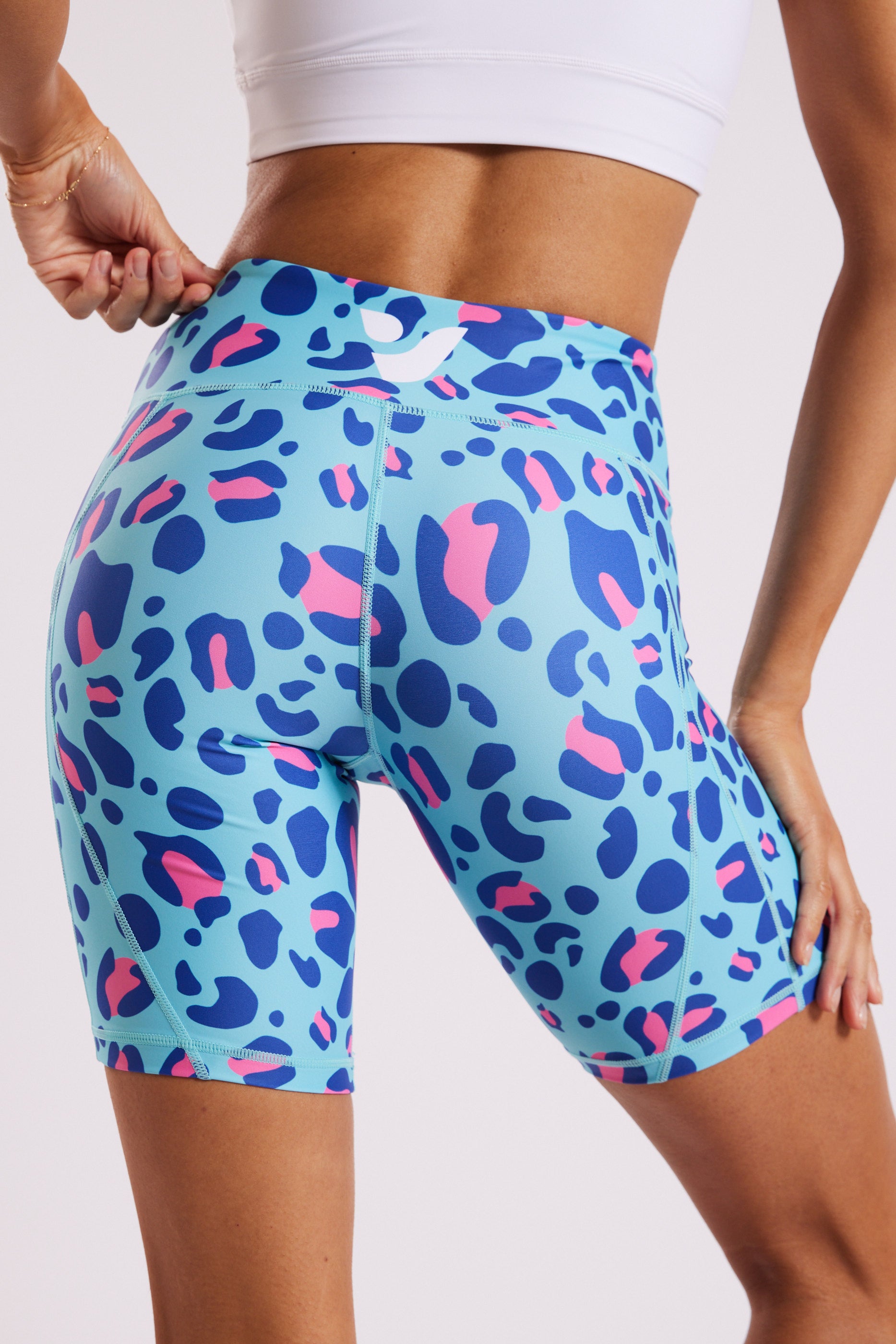 Rumble in The Jungle 2.0 High Waist Biker Shorts 8