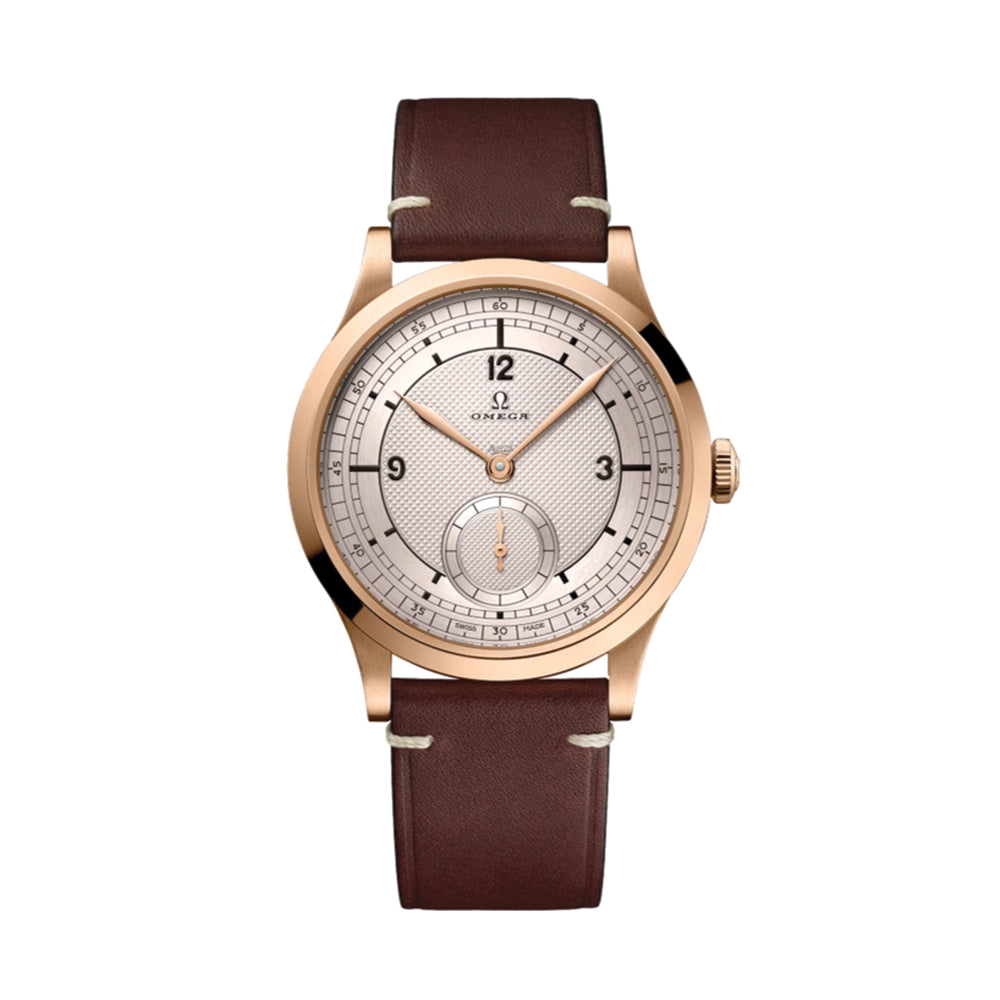 Paris 2024 Olympic Limited Edition Co-Axial Master Chronometer Watch - 39mm Bronze Gold Case with Genuine Leather Strap - Perfect for Collectors, Sports Enthusiasts & Luxury Gift Giving