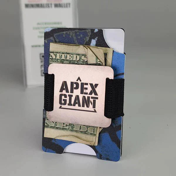Premium Leather Wallet for Men - Cedar Grove Outdoors Earth Terrain Caribbean APEX GIANT - Perfect for Travel, Business & Everyday Carry