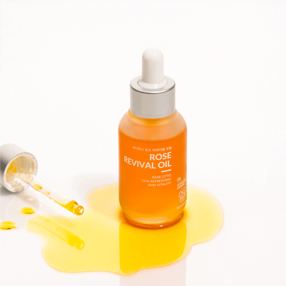 BEAUDIANI Rose Revival Oil 30ml - 100% Pure Organic Facial Oil for Hydration & Anti-Aging - Perfect for Night Routine & Dry Skin Care