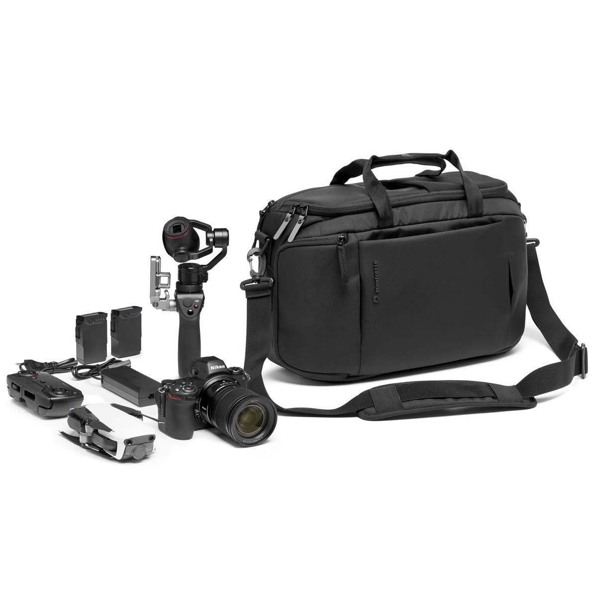 Manfrotto Advanced Hybrid III Professional Camera Backpack for Mirrorless Cameras & Laptops - Convertible Shoulder Bag with Tripod Mount & Removable Unit | Perfect for Travel, Photography & Outdoor Adventures