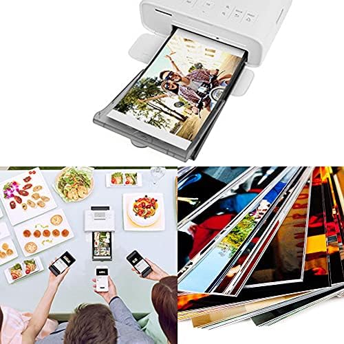 Canon SELPHY KP-108IN Glossy Photo Paper (4x6) 108 Sheets with 3 Ink Toners - Compatible with CP1300, CP1500, CP1200 Compact Photo Printers | High-Quality Color Inkjet Paper for Printing Photos, Greeting Cards & Scrapbooking